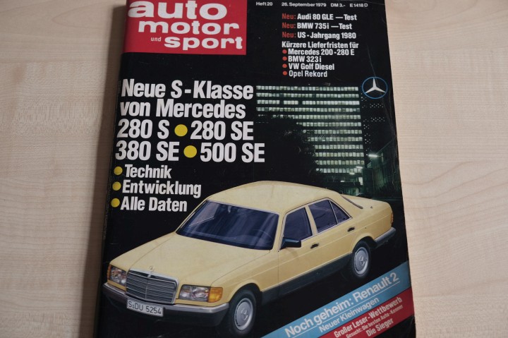 Deckblatt Auto Motor und Sport (20/1979)